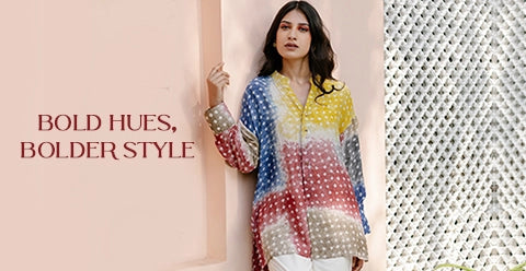 Stylishly Traditional: Exploring Chique's Bandhej Shirts Collection
